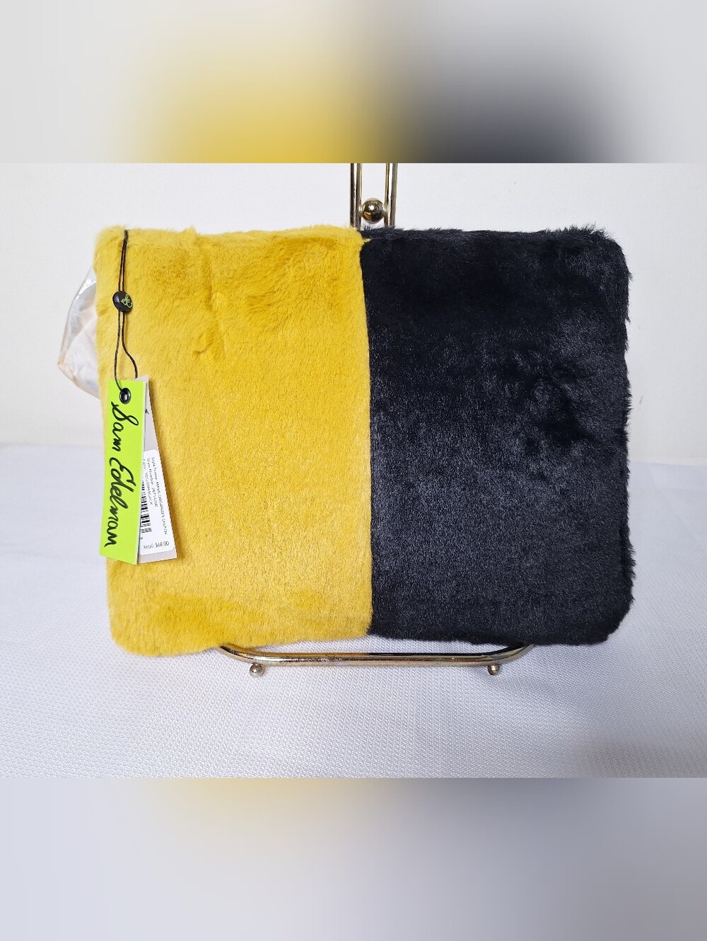 NWT Sam Edelman "The Two Tone Sam" Quite Luxury, Whimiscal, Clutch/ Wristlet Bag
